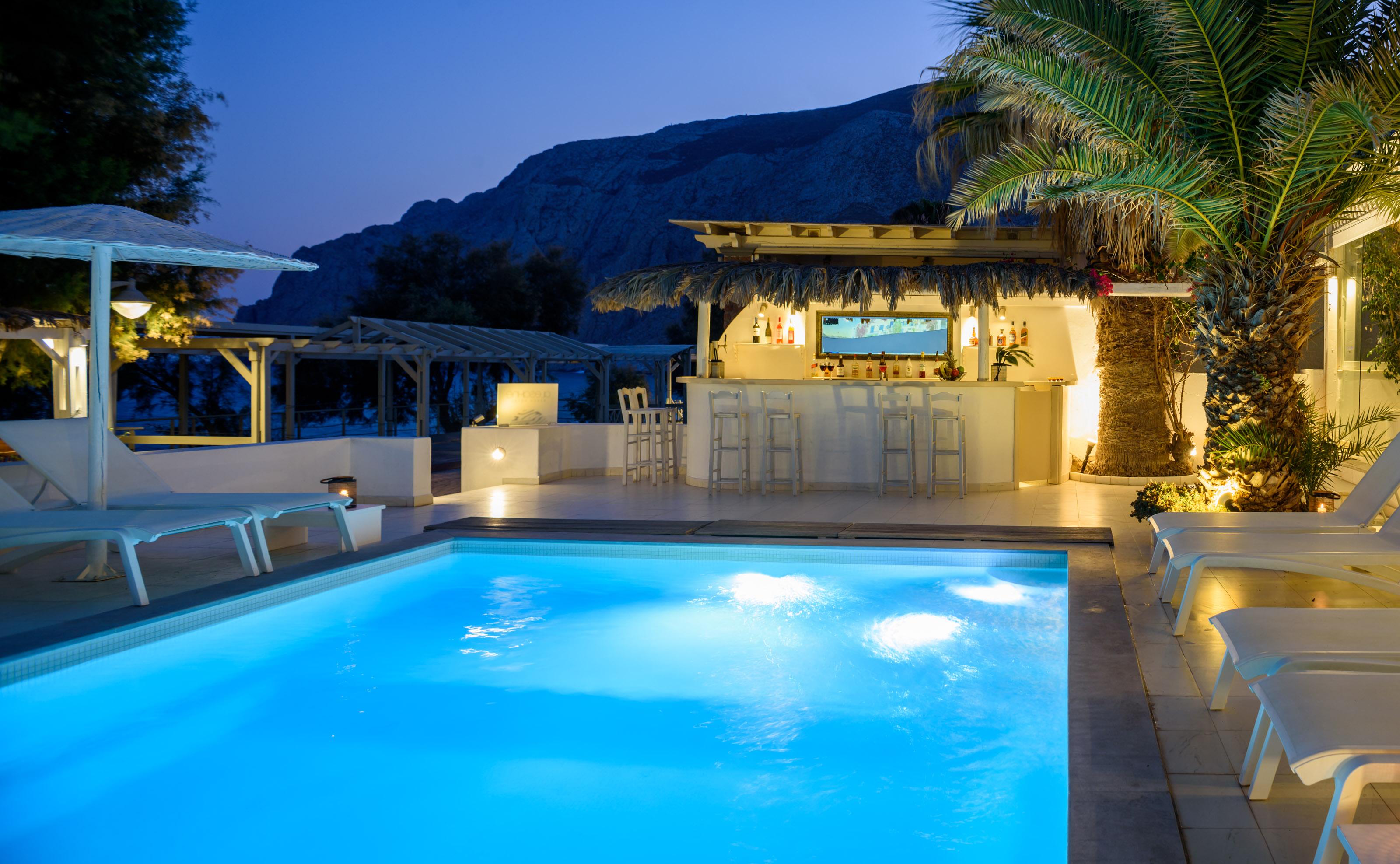 Alesahne Beach Hotel Kamári Zewnętrze zdjęcie